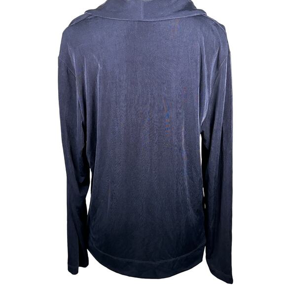 NWT Chico’s Black Soft Knit Jacket with Shawl Collar - Picture 3 of 3